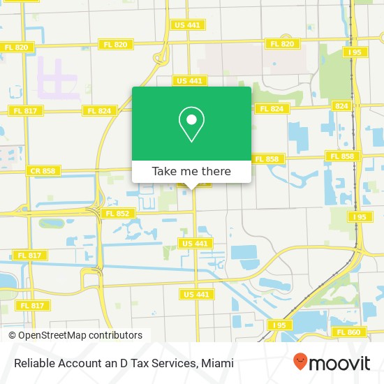 Reliable Account an D Tax Services map