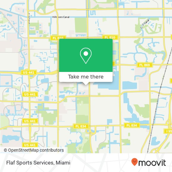 Flaf Sports Services map