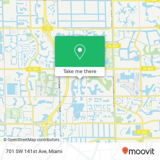 701 SW 141st Ave map