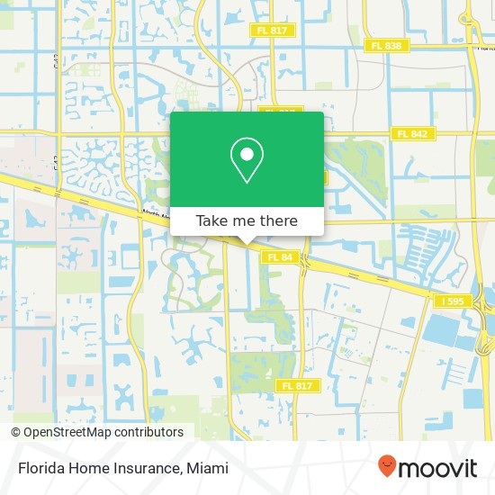 Mapa de Florida Home Insurance