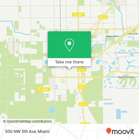 500 NW 5th Ave map