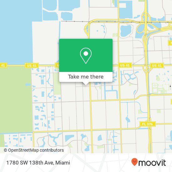 1780 SW 138th Ave map