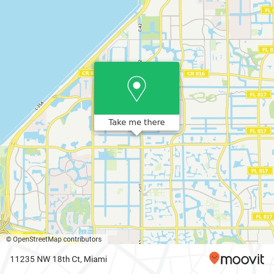 11235 NW 18th Ct map