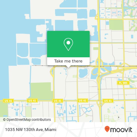 1035 NW 130th Ave map