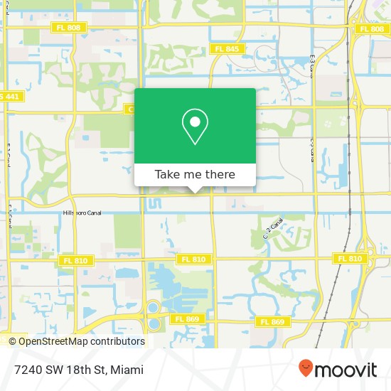 7240 SW 18th St map