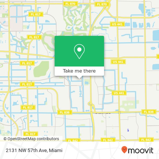 2131 NW 57th Ave map