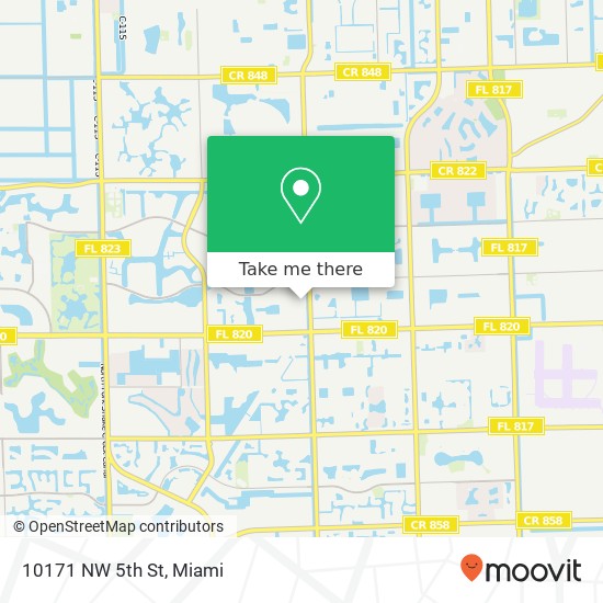 10171 NW 5th St map