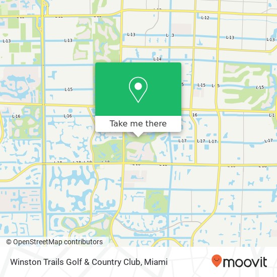 Mapa de Winston Trails Golf & Country Club