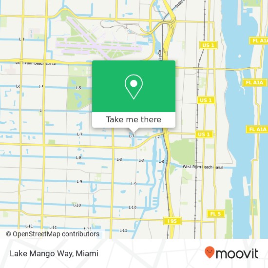 Mapa de Lake Mango Way