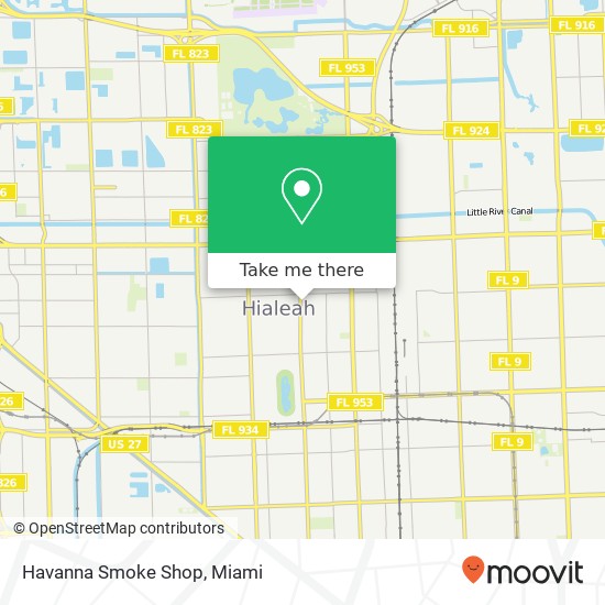 Havanna Smoke Shop map
