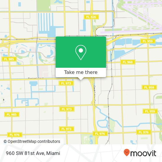 960 SW 81st Ave map