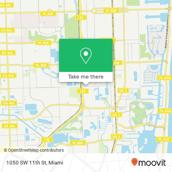 1050 SW 11th St map