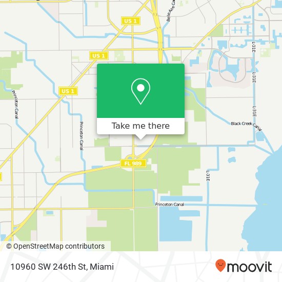 10960 SW 246th St map