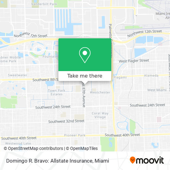 Mapa de Domingo R. Bravo: Allstate Insurance