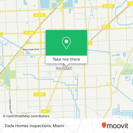 Mapa de Dade Homes Inspections