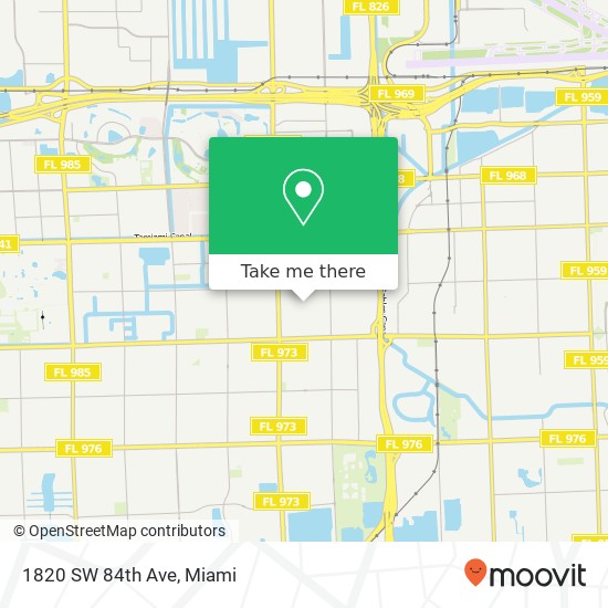 1820 SW 84th Ave map