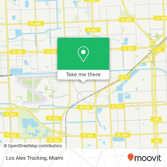 Los Ales Trucking map