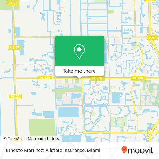 Mapa de Ernesto Martinez: Allstate Insurance