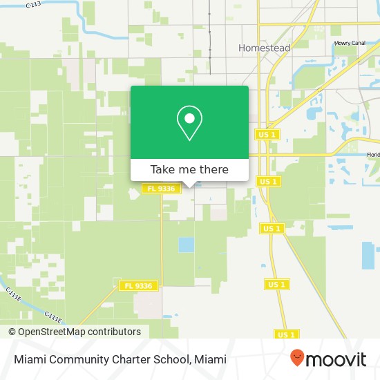 Miami Community Charter School map