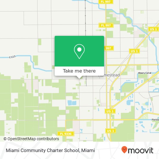 Mapa de Miami Community Charter School