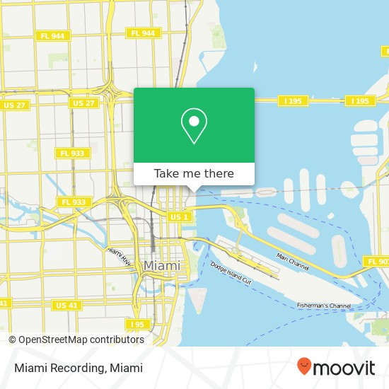 Miami Recording map