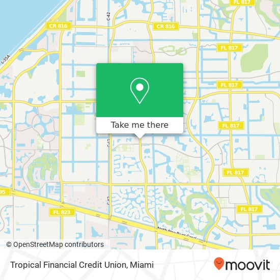 Tropical Financial Credit Union map