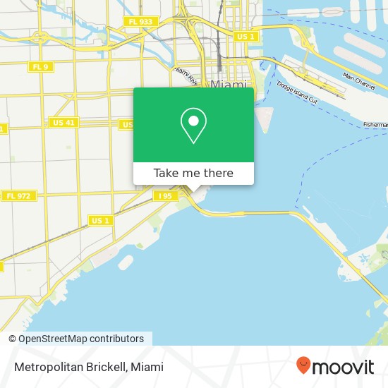 Metropolitan Brickell map