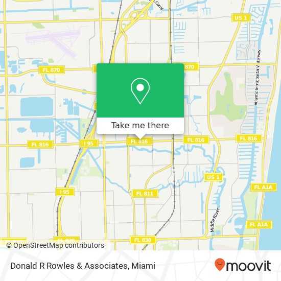 Donald R Rowles & Associates map