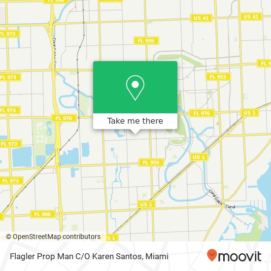 Flagler Prop Man C / O Karen Santos map