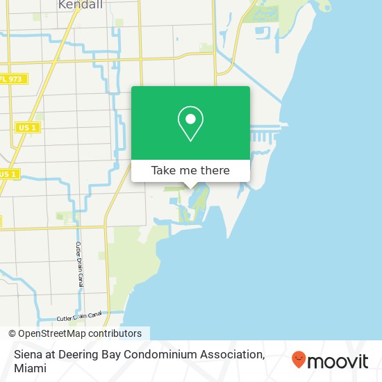 Siena at Deering Bay Condominium Association map