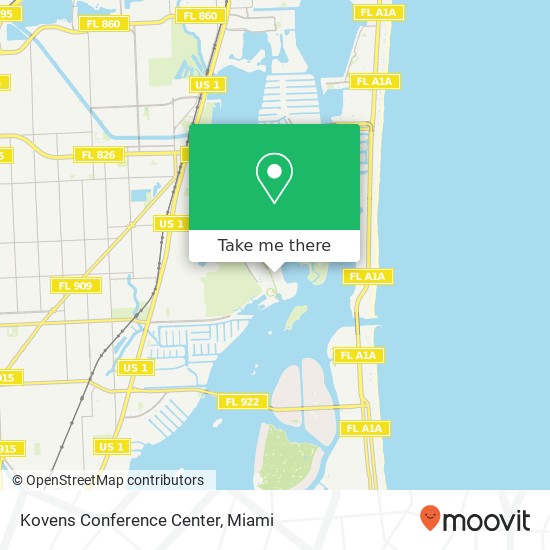 Mapa de Kovens Conference Center