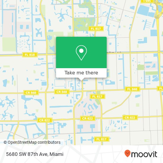 5680 SW 87th Ave map