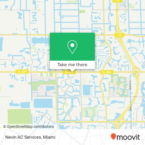 Mapa de Nevin AC Services