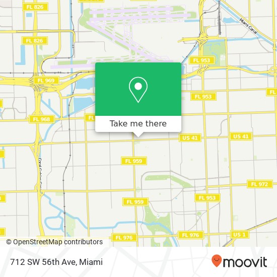 712 SW 56th Ave map