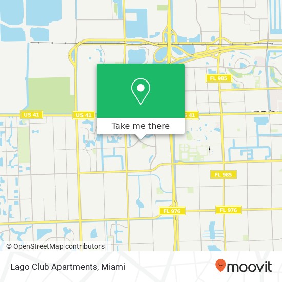 Lago Club Apartments map