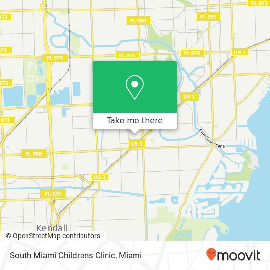 Mapa de South Miami Childrens Clinic