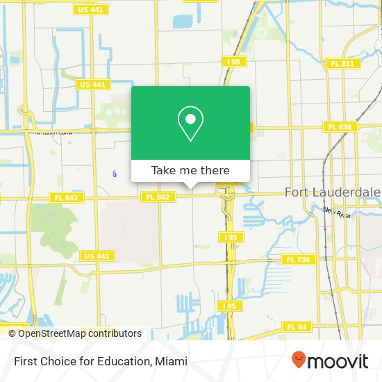 First Choice for Education map