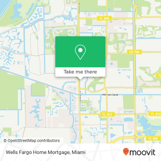 Mapa de Wells Fargo Home Mortgage