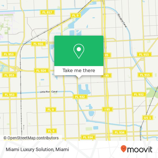 Miami Luxury Solution map