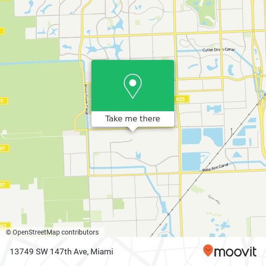 13749 SW 147th Ave map