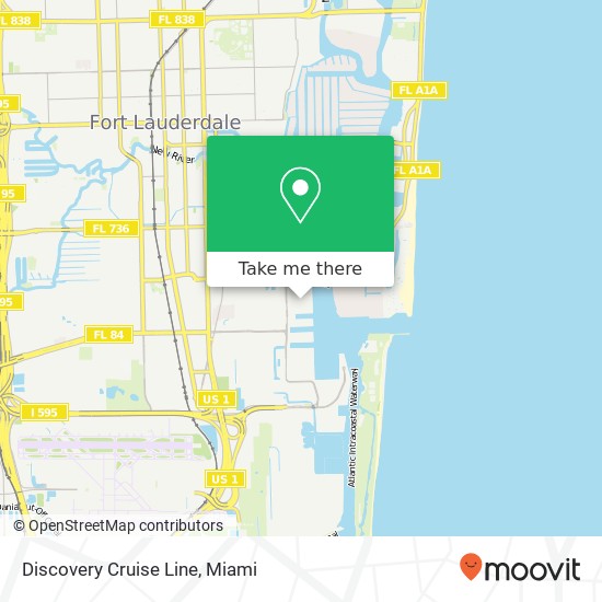 Mapa de Discovery Cruise Line