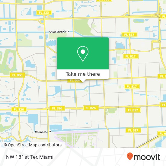 Mapa de NW 181st Ter