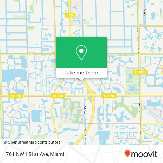 761 NW 151st Ave map