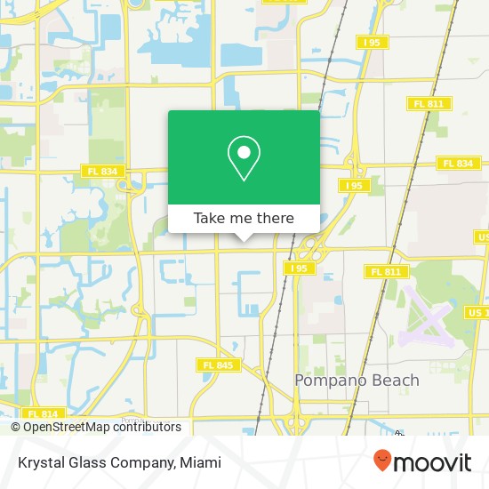 Mapa de Krystal Glass Company