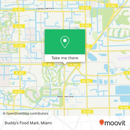 Mapa de Buddy's Food Mark