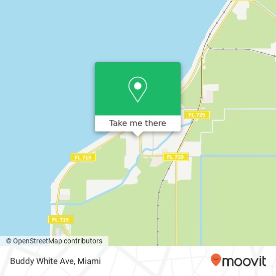 Buddy White Ave map