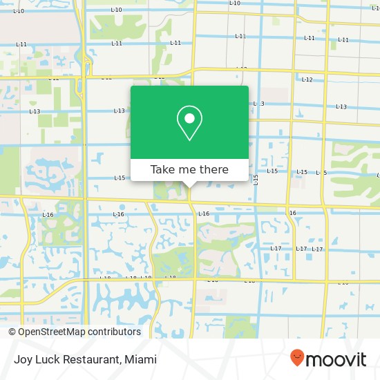 Mapa de Joy Luck Restaurant