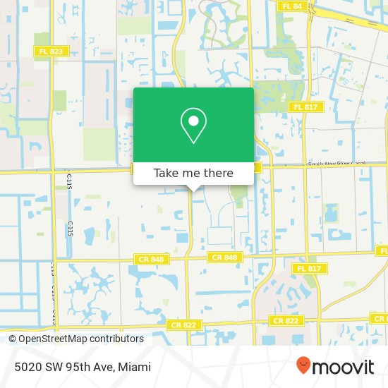 5020 SW 95th Ave map