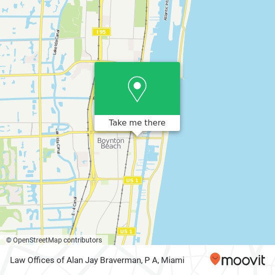 Law Offices of Alan Jay Braverman, P A map