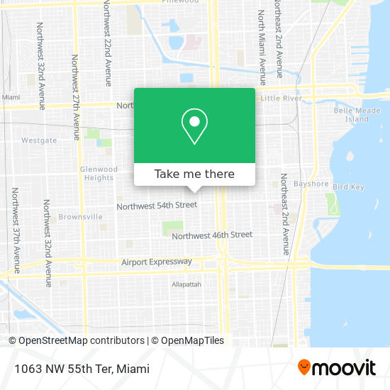 1063 NW 55th Ter map